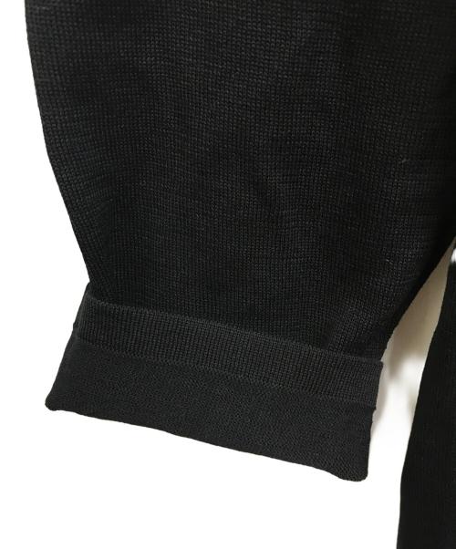 Whim Gazette（ウィムガゼット）Whim Gazette (ウィムガゼット) ハイゲージカーディガン ブラック サイズ:FREE 未使用品の古着・服飾アイテム