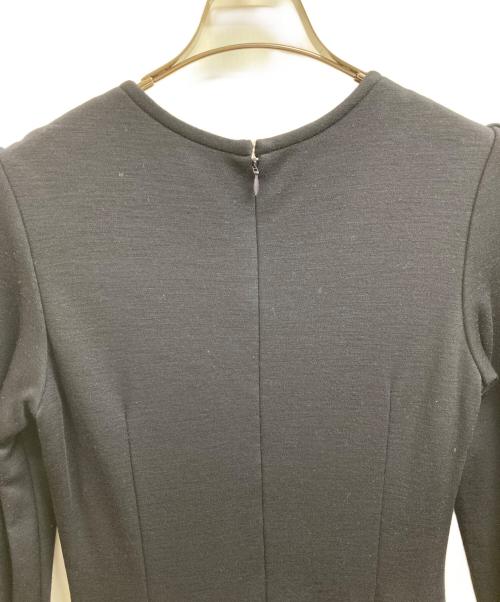 BORDERS at BALCONY（ボーダーズアットバルコニー）BORDERS at BALCONY (ボーダーズアットバルコニー) 異素材切替ワンピース ネイビー サイズ:36の古着・服飾アイテム