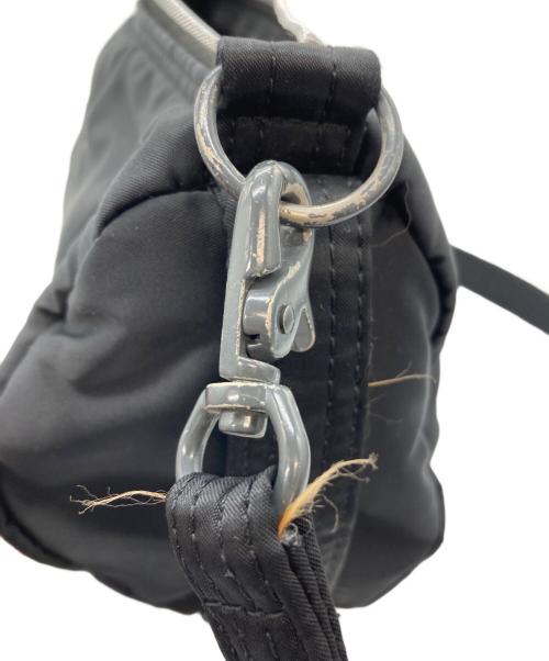 HEAD PORTER（ヘッドポーター）HEAD PORTER (ヘッドポーター) ナイロンミニショルダーバッグ ブラックの古着・服飾アイテム