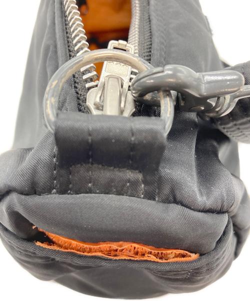 HEAD PORTER（ヘッドポーター）HEAD PORTER (ヘッドポーター) ナイロンミニショルダーバッグ ブラックの古着・服飾アイテム