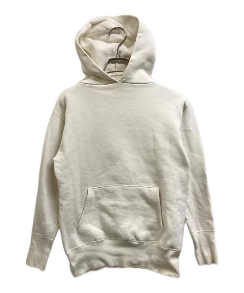 Hanes（ヘインズ）Hanes (ヘインズ) ヴィンテージプルオーバーパーカー ホワイト サイズ:Sの古着・服飾アイテム