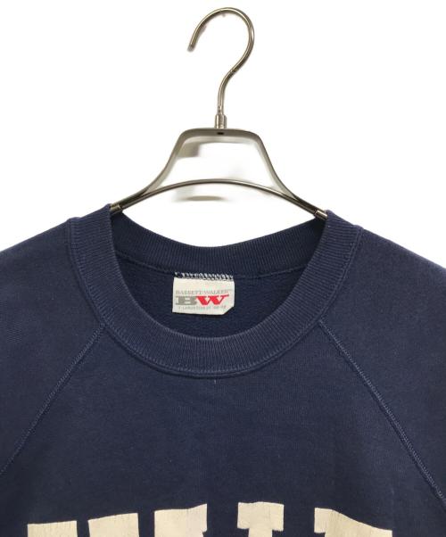 BASSETT WALKER（バセットウォーカー）BASSETT WALKER (バセットウォーカー) ヴィンテージ半袖スウェット ネイビー サイズ:XLの古着・服飾アイテム