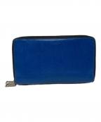 COACHコーチ）の古着「ダブルジップオーガナイザー」｜ブルー