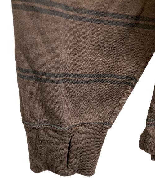 nonnative（ノンネイティブ）nonnative (ノンネイティブ) DWELLER L/S TEE COTTON JERSEY BORDER ブラウン サイズ:2 未使用品の古着・服飾アイテム