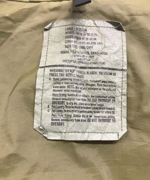 US ARMY（ユーエスアーミー）US ARMY (ユーエスアーミー) GORE-TEX ECWCS PARKA カーキ サイズ:L/Rの古着・服飾アイテム