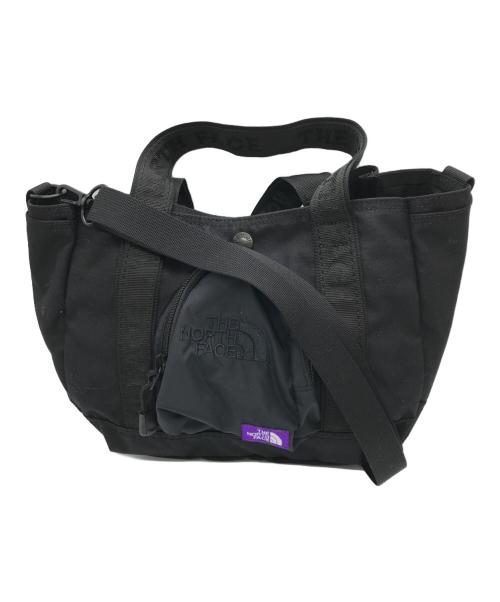 THE NORTHFACE PURPLELABEL（ザ・ノースフェイス パープルレーベル）THE NORTHFACE PURPLELABEL (ザ・ノースフェイス パープルレーベル) CORDURA Nylon Shoulder Tote Bag ブラックの古着・服飾アイテム