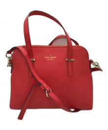 Kate Spade（ケイトスペード）の古着「2WAYバッグ」｜レッド