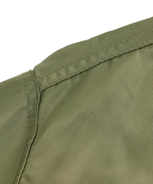 THUG CLUB（サグ クラブ）THUG CLUB (サグ クラブ) A WINGLESS BIRD ギャザーアームボンバージャケット グリーン サイズ:4の古着・服飾アイテム