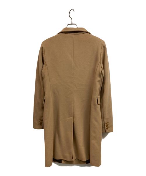 Max Mara Studio（マックスマーラ ストゥディオ）MAX MARA STUDIO (マックスマーラ ストゥディオ) ウールスタンドカラーコート キャメル サイズ:J44の古着・服飾アイテム