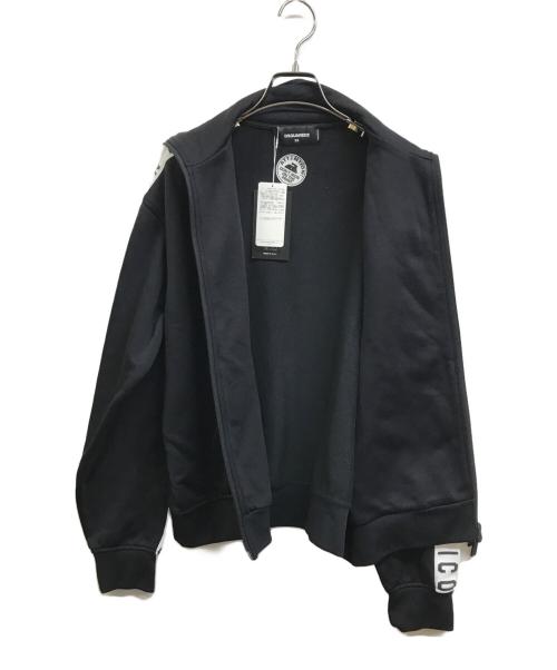 DSQUARED2（ディースクエアード）DSQUARED2 (ディースクエアード) Icon Tape Cool Raglan Fit ブラック サイズ:XS 未使用品の古着・服飾アイテム