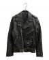 SAVOY CLOTHING（サヴォイ クロージング）の古着「レザーライダースジャケット」｜34
