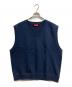 Supreme（シュプリーム）の古着「Sweatshirt Vest」｜ネイビー