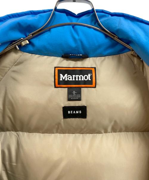MARMOT（マーモット）MARMOT (マーモット) BEAMS (ビームス) ダウンベスト ブルー サイズ:XLの古着・服飾アイテム