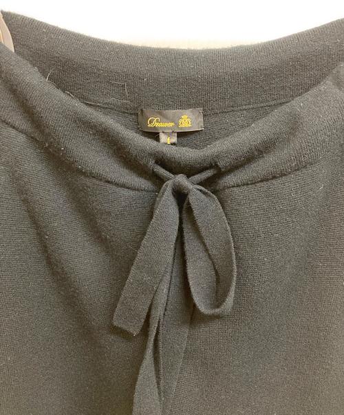 DRAWER（ドゥロワー）DRAWER (ドゥロワー) ウールカシミヤニットパンツ ブラック サイズ:1の古着・服飾アイテム