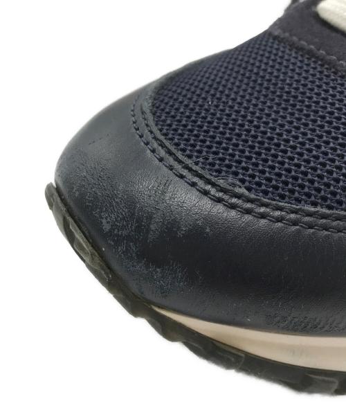 LOUIS VUITTON（ルイ ヴィトン）LOUIS VUITTON (ルイ ヴィトン) Suede Calfskin Run Away Sneakers ネイビー×ピンク サイズ:37 1/2の古着・服飾アイテム