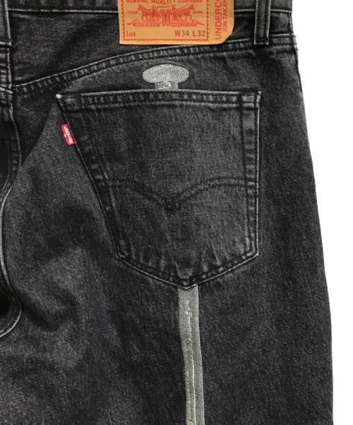 LEVI'S（リーバイス）LEVI'S (リーバイス) UNDERCOVER (アンダーカバー) バギージーンズ グレー サイズ:W34×L32の古着・服飾アイテム