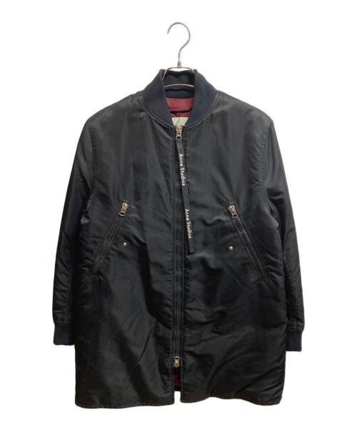 Acne studios（アクネ ストゥディオス）ACNE STUDIOS (アクネ ストゥディオス) ボンバーコート ブラック サイズ:34の古着・服飾アイテム