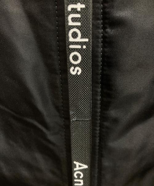 Acne studios（アクネ ストゥディオス）ACNE STUDIOS (アクネ ストゥディオス) ボンバーコート ブラック サイズ:34の古着・服飾アイテム