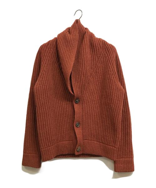 Maison Margiela（メゾンマルジェラ）Maison Margiela (メゾンマルジェラ) SHAWL COLLAR CARDIGANGAN オレンジ サイズ:Sの古着・服飾アイテム