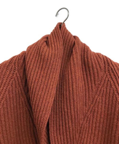 Maison Margiela（メゾンマルジェラ）Maison Margiela (メゾンマルジェラ) SHAWL COLLAR CARDIGANGAN オレンジ サイズ:Sの古着・服飾アイテム