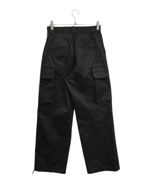 1er Arrondissement（プルミエ アロンディスモン）1er Arrondissement (プルミエ アロンディスモン) コットンツイルカーゴパンツ ブラック サイズ:36の古着・服飾アイテム
