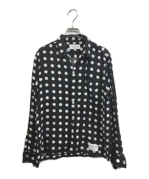 WACKO MARIA（ワコマリア）WACKO MARIA (ワコマリア) DOTS HAWAIIAN SHIRT L/S ブラック サイズ:Sの古着・服飾アイテム