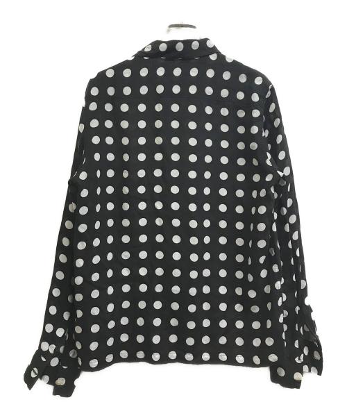WACKO MARIA（ワコマリア）WACKO MARIA (ワコマリア) DOTS HAWAIIAN SHIRT L/S ブラック サイズ:Sの古着・服飾アイテム