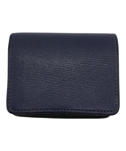 WILDSWANS（ワイルドスワンズ）WILDSWANS (ワイルドスワンズ) 2つ折り財布 ブルー×ブラックの古着・服飾アイテム