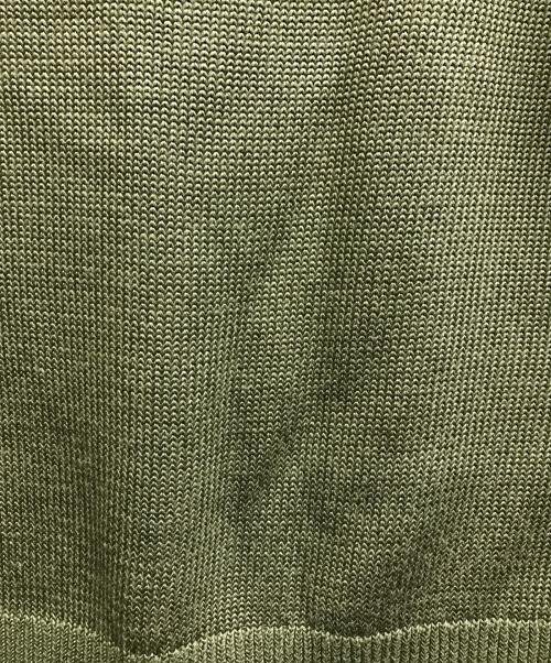 LAUREN RALPH LAUREN（ローレンラルフローレン）LAUREN RALPH LAUREN (ローレンラルフローレン) ショールカラーニット グリーン サイズ:Mの古着・服飾アイテム