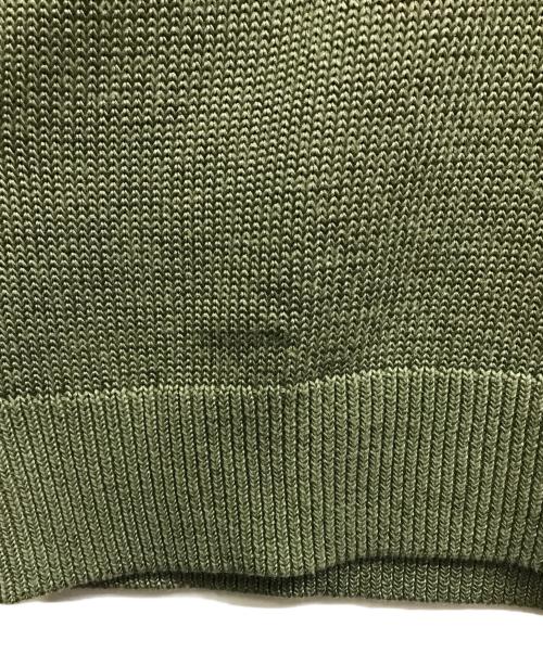 LAUREN RALPH LAUREN（ローレンラルフローレン）LAUREN RALPH LAUREN (ローレンラルフローレン) ショールカラーニット グリーン サイズ:S 未使用品の古着・服飾アイテム