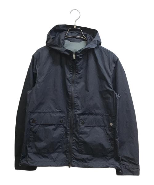 JOSEPH HOMME（ジョゼフ オム）JOSEPH HOMME (ジョゼフ オム) ブライトナイロンシャンブレースプリングブルゾン ネイビー サイズ:46 未使用品の古着・服飾アイテム