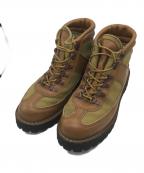 Dannerダナー）の古着「フェザーライトブーツ」｜ブラウン×グリーン