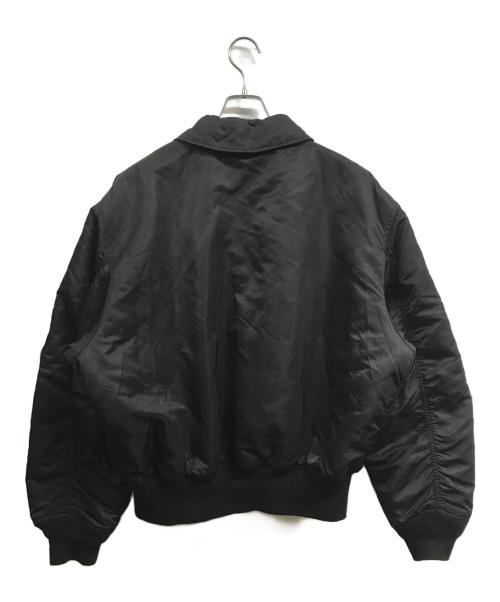 ALPHA（アルファ）ALPHA (アルファ) MA-1ジャケット ブラック サイズ:2XLの古着・服飾アイテム