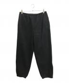 BLURHMSブラームス）の古着「Pe/silk Fleece Track パンツ」｜グレー