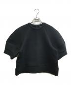 Sov.ソブ）の古着「ダンボールボリュームスリーブトップス」｜ブラック