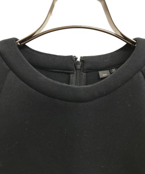 Sov.（ソブ）Sov. (ソブ) ダンボールボリュームスリーブトップス ブラック サイズ:38の古着・服飾アイテム