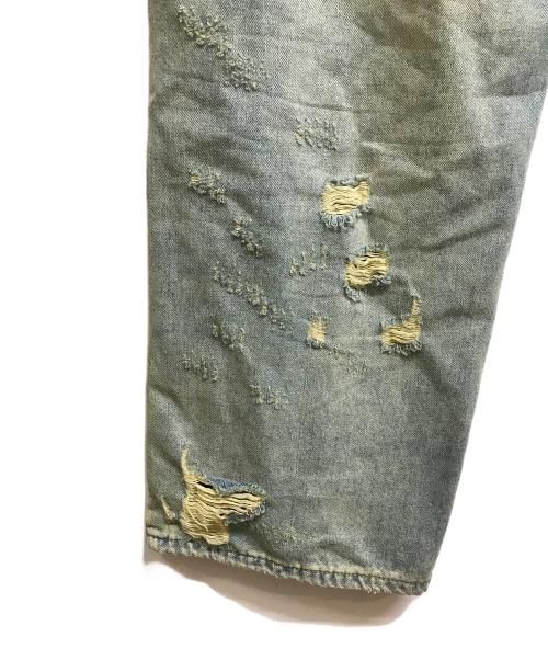 MIJKO（ミコ）MIJKO (ミコ) ダメージ加工デニムパンツ インディゴ サイズ:記載なしの古着・服飾アイテム