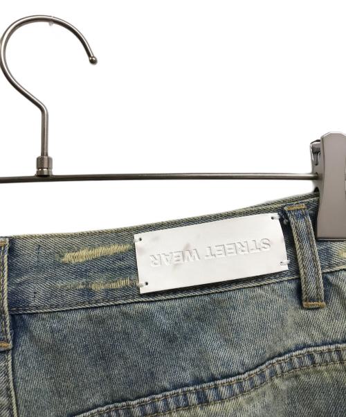 MIJKO（ミコ）MIJKO (ミコ) ダメージ加工デニムパンツ インディゴ サイズ:記載なしの古着・服飾アイテム