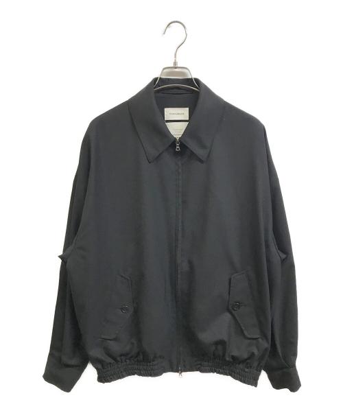 MARKAWARE（マーカウェア）MARKAWARE (マーカウェア) WIDE SPORTS JACKET ORGANIC WOOL TROPICAL ブラック サイズ:1の古着・服飾アイテム