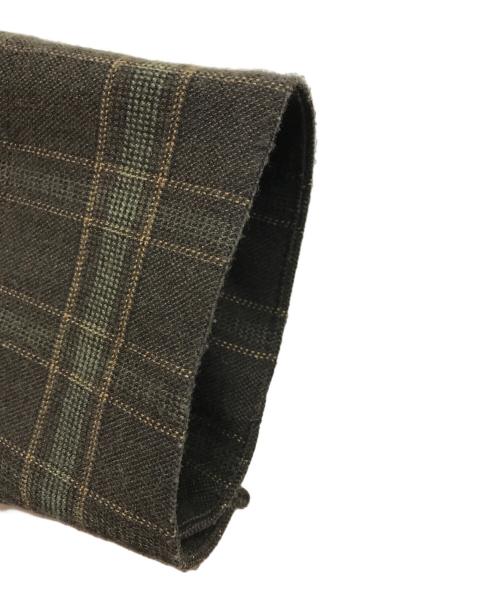 CLANE（クラネ）CLANE (クラネ) チェックポケットオーバーシャツ ブラウン サイズ:2の古着・服飾アイテム