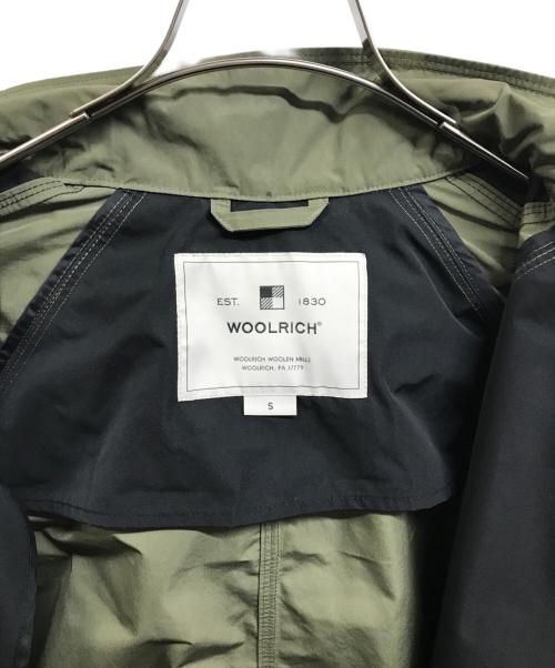WOOLRICH（ウールリッチ）WOOLRICH (ウールリッチ) ビーバーアノラックバイカラーコクーンパーカー グリーン サイズ:Sの古着・服飾アイテム
