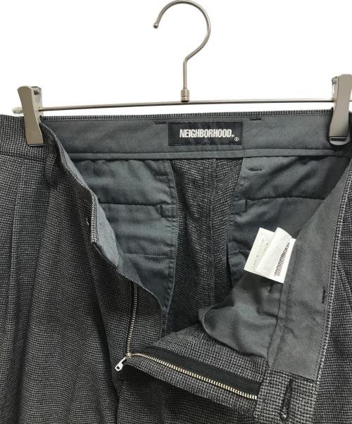 NEIGHBORHOOD（ネイバーフッド）NEIGHBORHOOD (ネイバーフッド) CHECK.TWO TUCK/ER-PT グレー サイズ:Mの古着・服飾アイテム