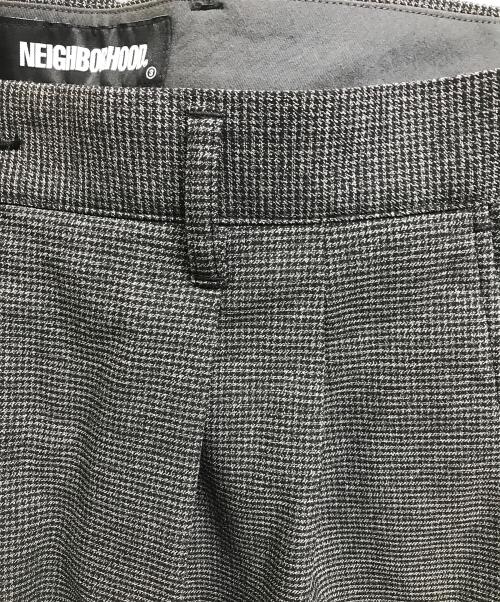 NEIGHBORHOOD（ネイバーフッド）NEIGHBORHOOD (ネイバーフッド) CHECK.TWO TUCK/ER-PT グレー サイズ:Mの古着・服飾アイテム