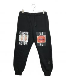 NEIGHBORHOOD（ネイバーフッド）の古着「フォトプリントスウェットパンツ」｜ブラック