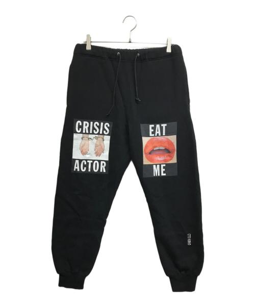 NEIGHBORHOOD（ネイバーフッド）NEIGHBORHOOD (ネイバーフッド) フォトプリントスウェットパンツ ブラック サイズ:Lの古着・服飾アイテム