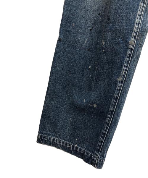 NEIGHBORHOOD（ネイバーフッド）NEIGHBORHOOD (ネイバーフッド) OLD JOE & Co. (オールドジョー) ペイント加工デニムパンツ インディゴ サイズ:Lの古着・服飾アイテム