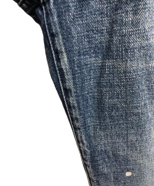 NEIGHBORHOOD（ネイバーフッド）NEIGHBORHOOD (ネイバーフッド) OLD JOE & Co. (オールドジョー) ペイント加工デニムパンツ インディゴ サイズ:Lの古着・服飾アイテム