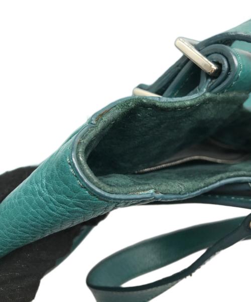 HIROFU（ヒロフ）HIROFU (ヒロフ) レザートートバッグ グリーンの古着・服飾アイテム