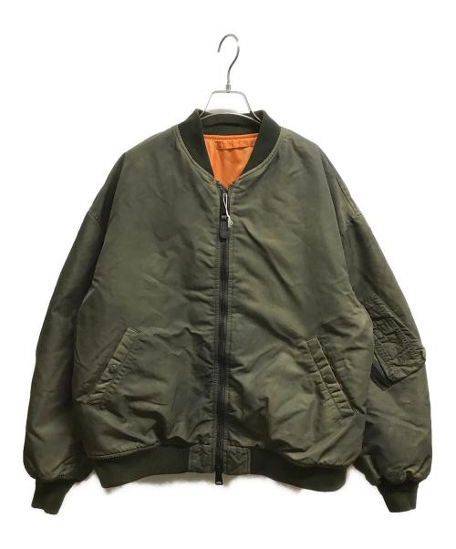 J.S HOMESTEAD（ジャーナルスタンダード ホームステッド）J.S HOMESTEAD (ジャーナルスタンダード ホームステッド) DARKLY MA-1 カーキ サイズ:Lの古着・服飾アイテム