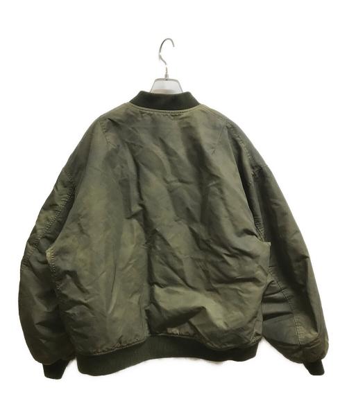 J.S HOMESTEAD（ジャーナルスタンダード ホームステッド）J.S HOMESTEAD (ジャーナルスタンダード ホームステッド) DARKLY MA-1 カーキ サイズ:Lの古着・服飾アイテム